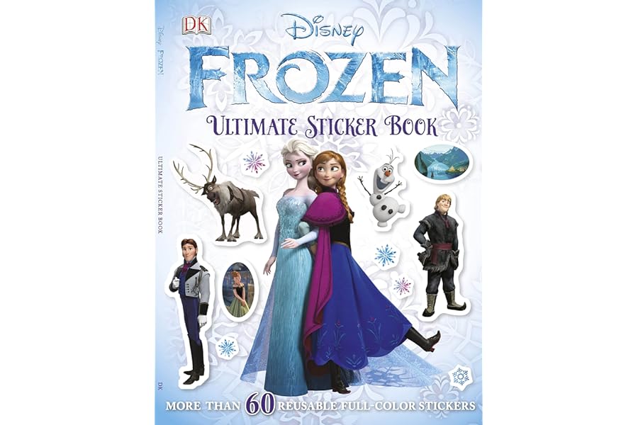 Ultimate Sticker Book: Frozen: More Than 60 Reusable Full-Color Stickers by DK ultimate-sticker-book-frozen-dk-book-summary
